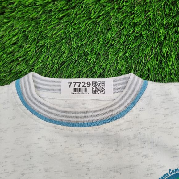 Vintage 1991 Anaheim Sweatshirt Women L/XL 24x23 Ringer Baggy - Picture 13 of 15